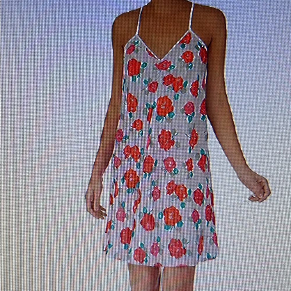 Kate Spade Whitewith Red and Green Accents night gown size size large